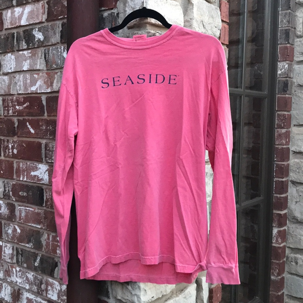 coral seaside t-shirt